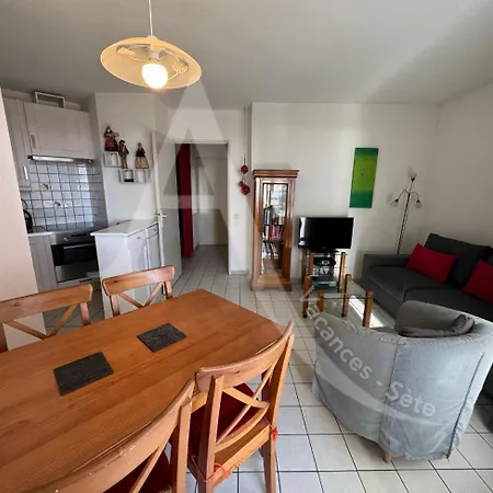 1 Chambres, Pkg, A Mi Chemin Entre Plages Et Centre Historique דירה Sète